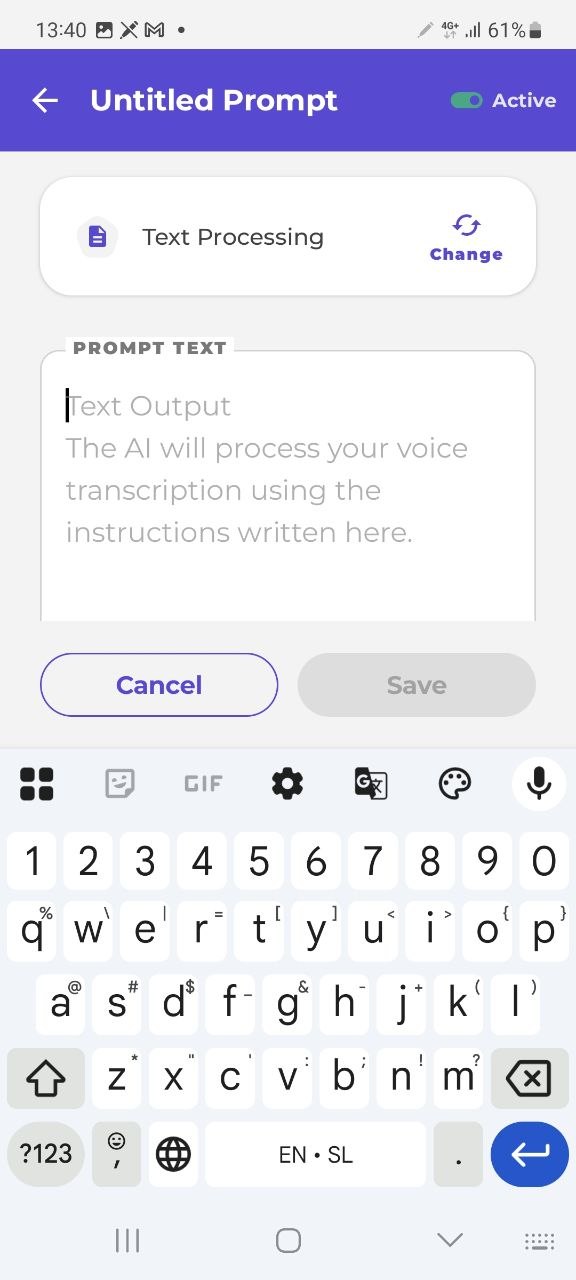 Background Interface
